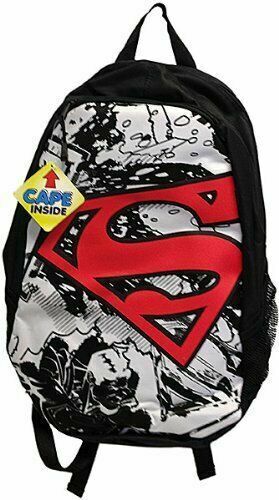 Superman Black and White Cape Backpack