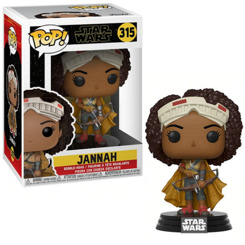 Funko POP! Star Wars JANNAH Figure #315 MINOR DAMAGE BOX