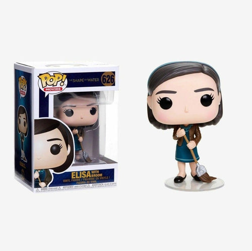 Funko Pop Shape of the Water Elisa with Broom Vinyl Figure #637