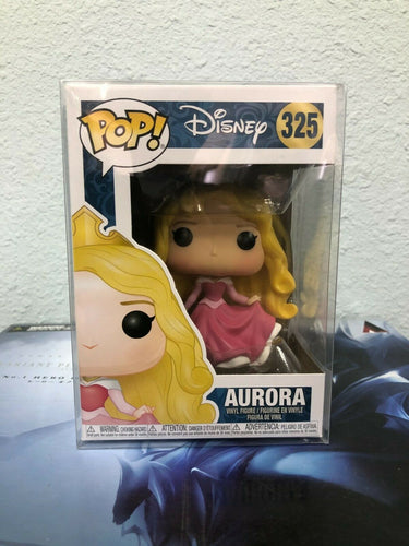 Funko POP! Disney AURORA Pink Dress Figure #325 w/ Protector