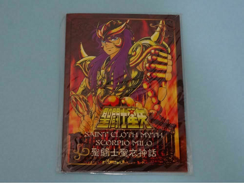 Bandai Saint Seiya Cloth Myth Gold of Scorpio Milo Metal Plate Original Version