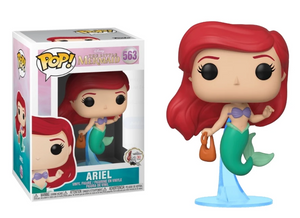 Funko POP! Disney: The Little Mermaid ARIEL with BAG Figure #563 w/ Protector