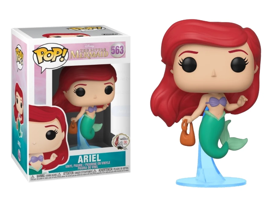Funko POP! Disney: The Little Mermaid ARIEL with BAG Figure #563 w/ Protector
