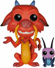 Load image into Gallery viewer, Funko POP! Disney: Mulan MUSHU &amp; CRICKET Figure #167 w/ Protector