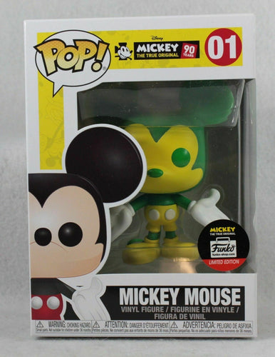Funko POP Mickey Mouse Green and Yellow 90th - Funko Exclusive W/ Protector