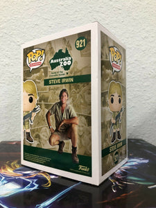 Funko POP! TV:  Australia Zoo STEVE IRWIN Figure #921 w/ Protector