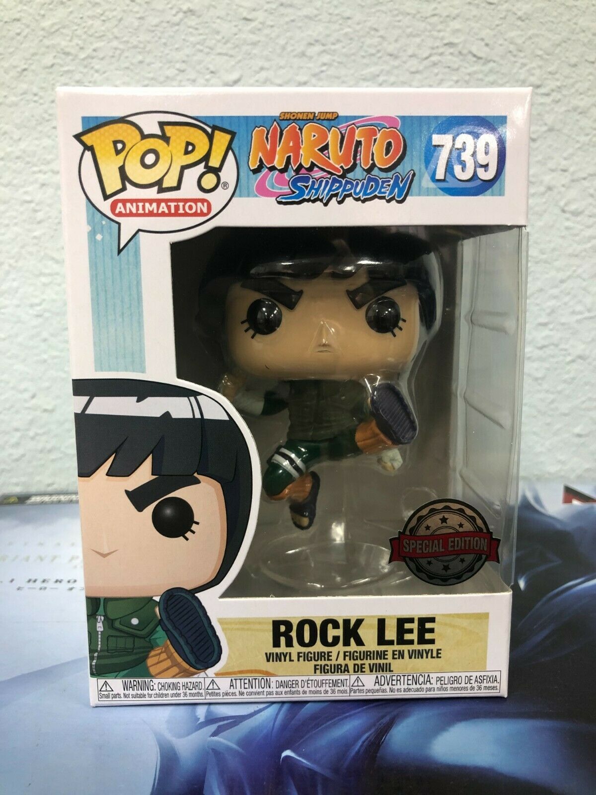 Figurine Funko POP Rock Lee - Special Edition (739) Naruto