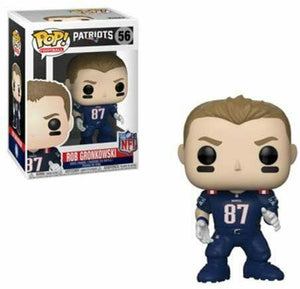 Funko POP! NFL New England Patriots ROB GRONKOWSKI Figure #56 w/ Protector