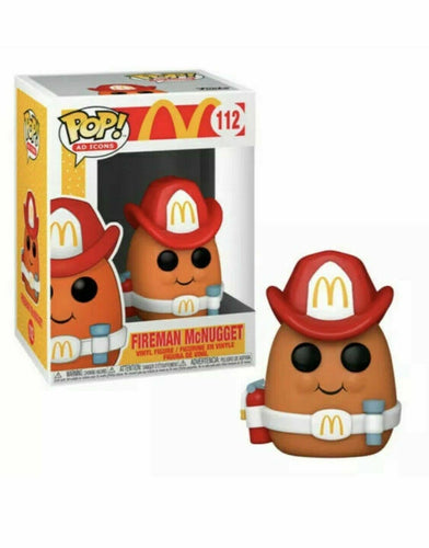 Funko Pop! Fireman McNugget McDonalds McDonald's Nugget w/ Protector IN STOCK