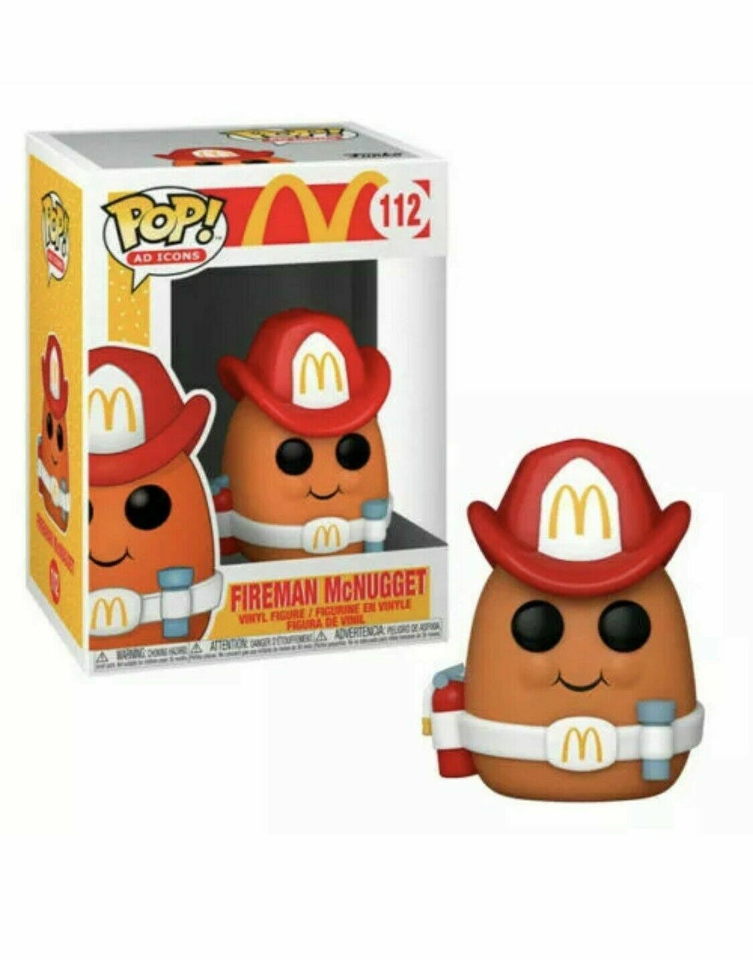 Funko Pop! Fireman McNugget McDonalds McDonald's Nugget w/ Protector IN STOCK