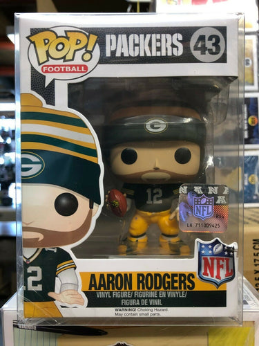 Funko Pop! NFL Packers AARON RODGERS Figure #43 w/ Protector