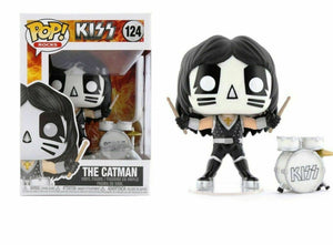 Funko POP! Rocks: Kiss THE CATMAN Figure #124 DAMAGE BOX