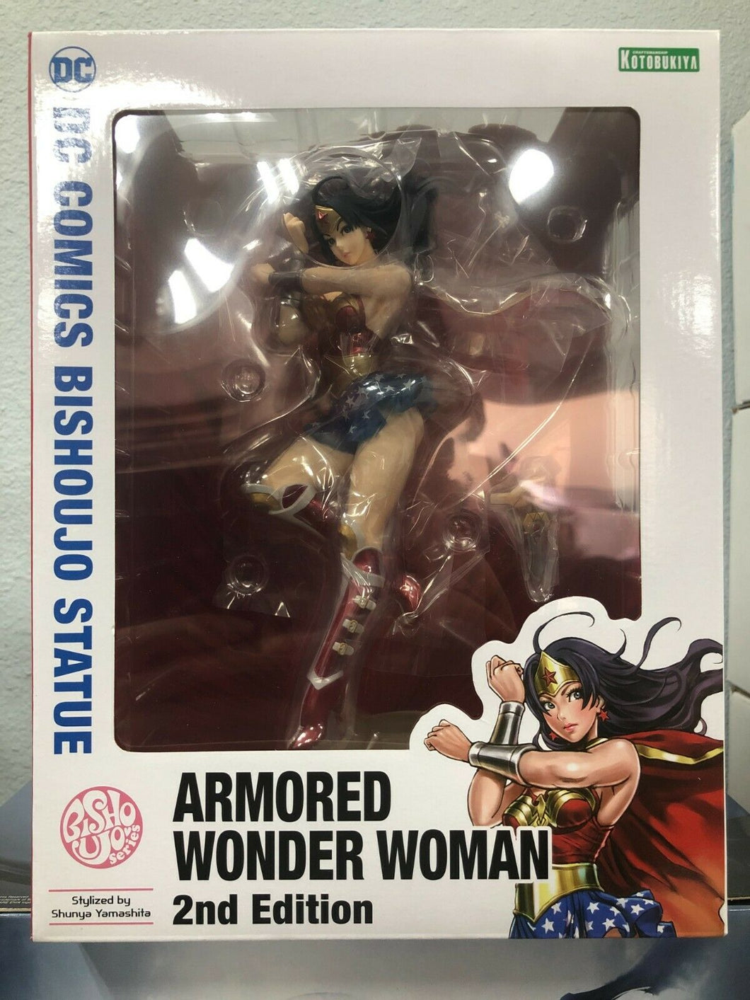 DC Comics ARMORED WONDER WOMAN 2nd Edition Bishoujo Statue By Kotobukiya
