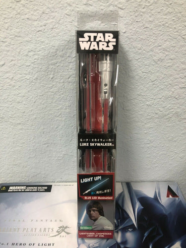 Kotobukiya Star Wars Luke Skywalker BLUE LED Light Up Lightsaber Chopsticks