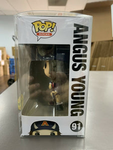 Funko POP! Music: AC/DC ANGUS YOUNG Chase Figure #91 w/ Protector
