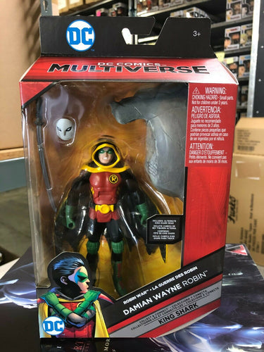 DC Comics Multiverse DAMIAN WAYNE ROBIN w/ Hammerhead King Shark Piece 6