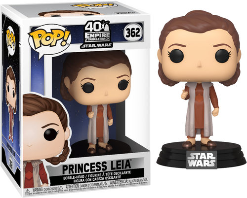 Funko POP Star Wars 40th Anniv Empire Strikes Back Leia w/ Protector IN STOCK