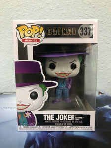 Funko POP! Heroes: Batman 1989 THE JOKER Figure #337 w/ Protector