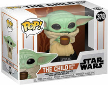 Load image into Gallery viewer, Funko POP! Star Wars The CHILD with Cup Figure #378 w/ Protector