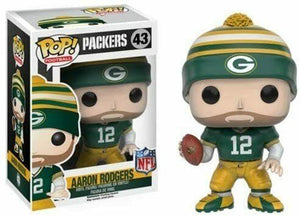 Funko Pop! NFL Packers AARON RODGERS Figure #43 w/ Protector