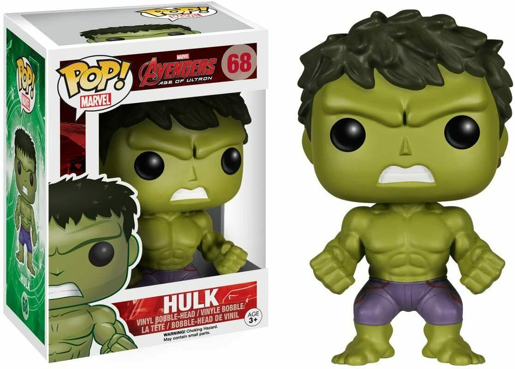 Funko POP! Movies: Marvel Avengers 2 HULK Figure #68 w/ Protector