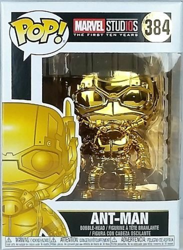 Funko Pop Marvel 10th Anniversary - Ant-Man (Chrome) Vinyl Figure