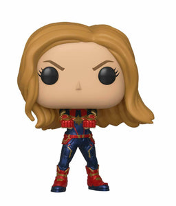 Funko POP! Marvel: Avengers Endgame CAPTAlN MARVEL Figure #459 DAMAGE BOX