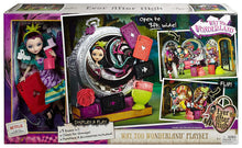 Load image into Gallery viewer, Ever After High Way Too Wonderland High and Raven Queen Playset CJC40-CO