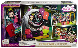 Ever After High Way Too Wonderland High and Raven Queen Playset CJC40-CO