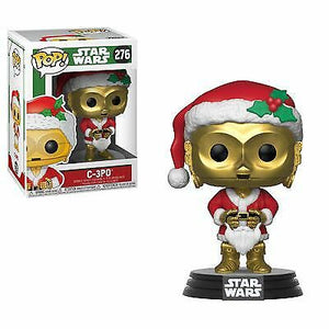 Funko POP! Star Wars Holiday: Santa C-3PO Figure #276 w/ Protector
