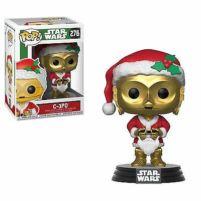 Funko POP! Star Wars Holiday: Santa C-3PO Figure #276 w/ Protector
