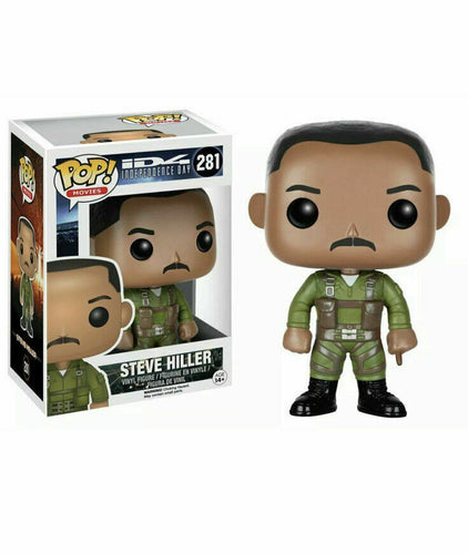 Funko POP! Movies: Independence Day STEVE HILLER Figure #281 DAMAGE BOX