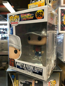 Funko POP! Movies: Back to the Future MARTY in FUTURE OUTFIT #962 w/ Protector