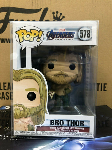 Funko POP! Marvel: Avengers Endgame BRO THOR with Pizza Figure #578 w/ Protector