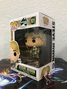 Funko POP! TV:  Australia Zoo STEVE IRWIN Figure #921 w/ Protector