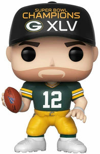 Funko POP! Football NFL Packers AARON RODGERS Champions XLV #43 DAMAGE BOX