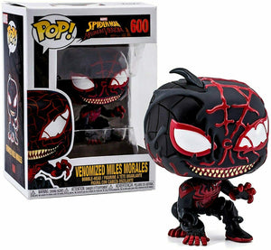 Funko POP! Marvel: Max Venom MILES MORALES Figure #600 w/ Protector