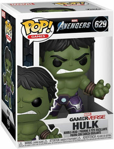 Funko Pop! Marvel: Avengers Game - Hulk (Stark Tech Suit) Figure with Protector