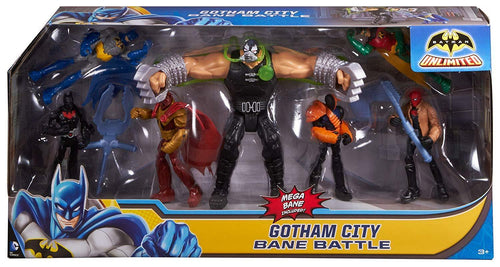 Dc Comics Batman Gotham City Bane Battle Figures 7-Pack