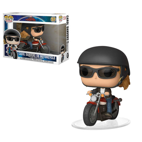 Funko POP Ride! Marvel Captain Marvel - Carol Danvers on Motorcycle #57 IN STOCK