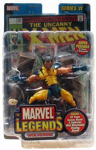 Marvel Legends Series VI Wolverine Unmasked Variant Action Figure Toy Biz