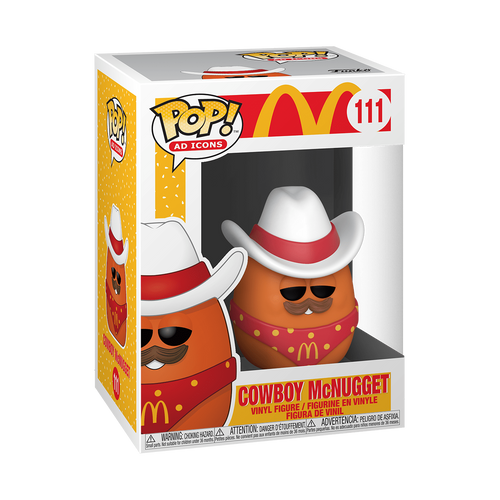 Funko POP! Ad Icons: McDonald's COWBOY McNUGGET Figure #111 MINOR DAMAGE BOX