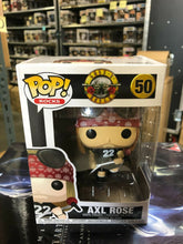 Load image into Gallery viewer, Funko POP! Rocks: Guns N Roses AXL ROSE Figure #50 w/ Protector