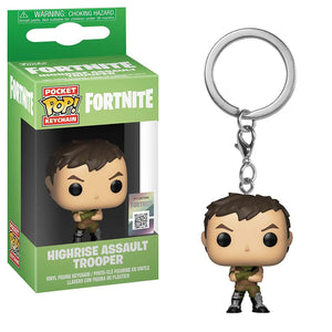 Fortnite Highrise Assault Trooper Pocket Pop! Keychain Vinyl Figure