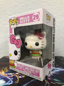 Funko POP! Hello Kitty HELLO KITTY KAWAII BURGER SHOP Figure #29 w/ Protector