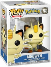 Load image into Gallery viewer, Funko POP! Games: Pokemon S6 MEOWTH Figure #780 w/ Protector