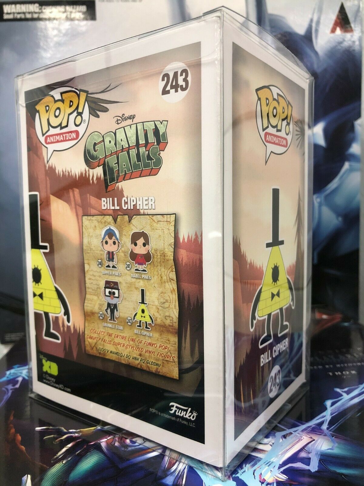 Funko POP! Disney: Gravity Falls CIPHER CHASE Figure #243 w/ Prot – Toystops