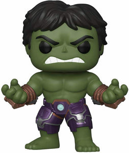 Funko Pop! Marvel: Avengers Game - Hulk (Stark Tech Suit) Figure with Protector