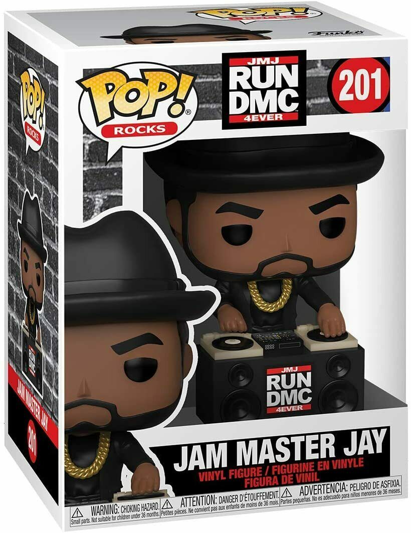 Funko POP! Rocks Run-DMC Jam Master Jay Figure w/ Protector - IN STOCK -