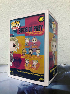 Funko POP! Heroes HARLEY QUINN Black Mask Club Figure #303 w/ Protector